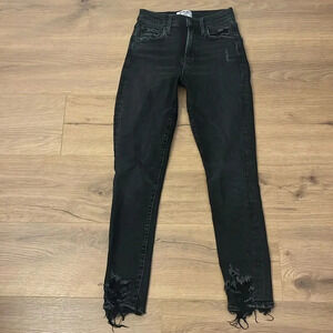 Agolde | Sophie Crop High Rise skinny jeans Women’s size 25 stretch distressed